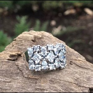 Silpada Cosmo CZ Cocktail Ring (Retired)